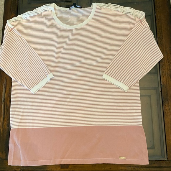 Piccadilly Canada Rose Pink Light Sweater size XS NWOT - Picture 12 of 14